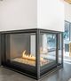 Montigo Divine Pier 38" Black Flush Panorama Linear Full Load Direct-Vent Liquid Propane IPI Fireplace-1