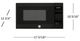 GE® 0.7 Cu. Ft. Black Countertop Microwave-4