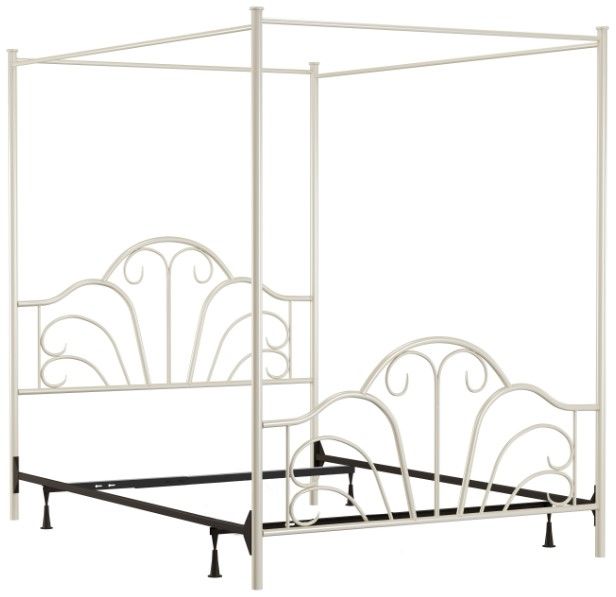HH2 Home Dover Cream Full Canopy Bed-1