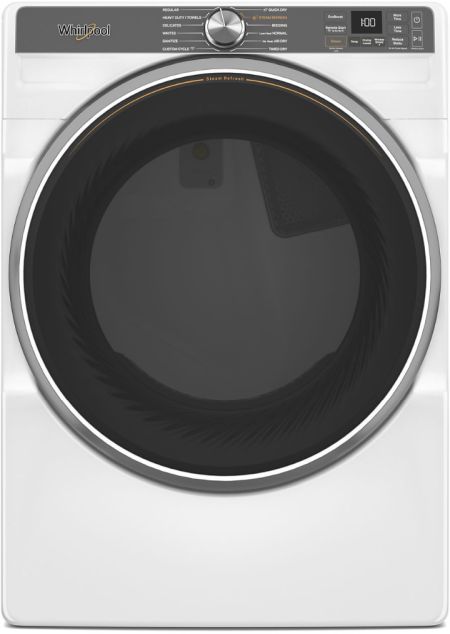 Whirlpool® White Front Load Washer & Gas Dryer Laundry Pair-2