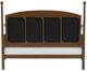 Riverside Furniture Calhoun Whiskey Oak Queen Upholstered Panel Bed-4
