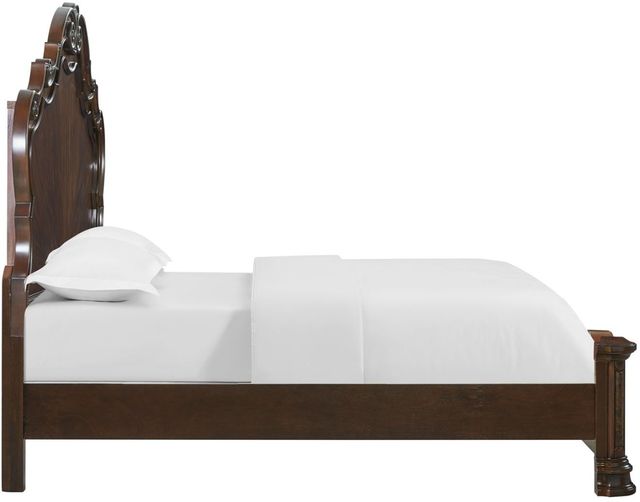 Steve Silver Co. Royale Brown Cherry King Panel Bed-1