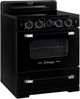 Unique® Appliances Classic Retro 30" Midnight Black Slide In Induction Range-2