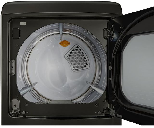 LG 7.3 Cu. Ft. Black Stainless Steel Front Load Electric Dryer-2