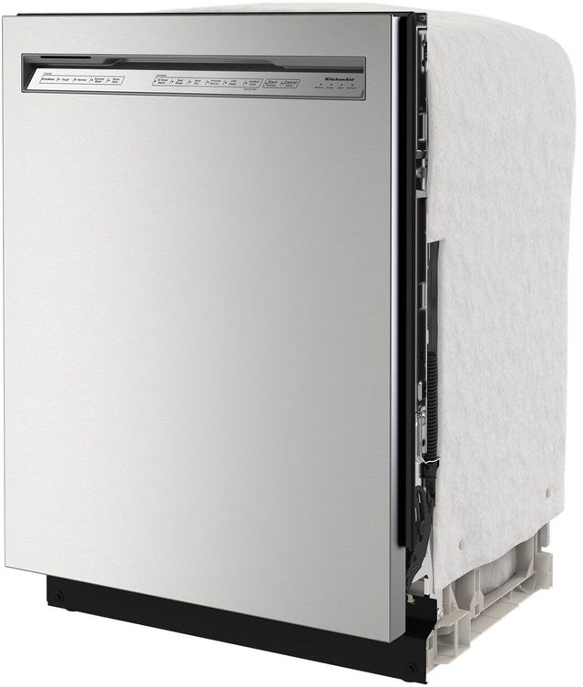 KitchenAid® 24" Stainless Steel with Printshield Front Control Built In Dishwasher-9