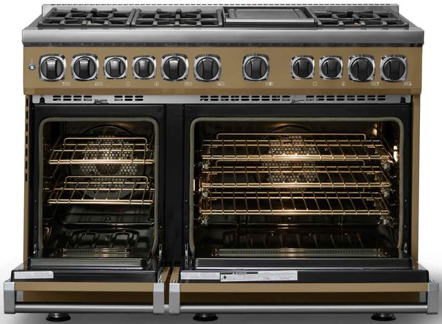 Viking® 7 Series 48'' Golden Hour Pro Style Dual Fuel Range with Griddle-1