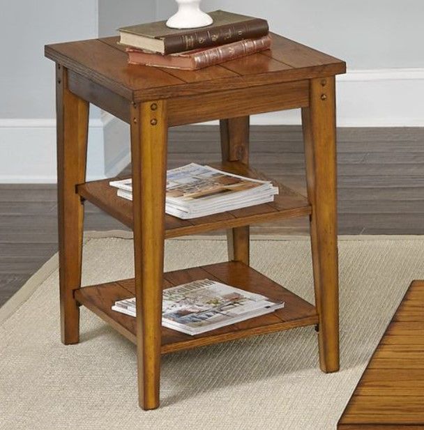 Liberty Furniture Lake House Oak Tiered Table-5