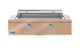 Caliber™ Rockwell Social 42" Champagne Built-In Liquid Propane Outdoor Griddle with Polished Chrome Hardware-0