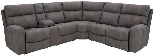 Signature Design by Ashley® Next-Gen DuraPella 6-Piece Slate Power Reclining Sectional-0