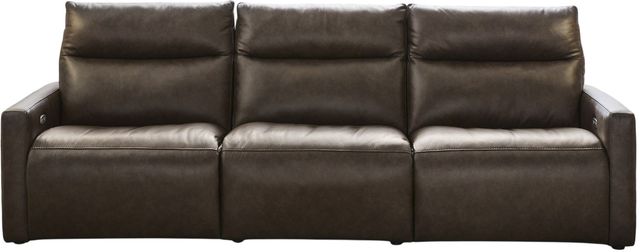 Benchcraft® ModZ 3-Piece Chocolate Power Sectional Reclining Sofa-0
