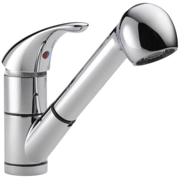 Peerless Core Chrome Kitchen Pull-Out Faucet-0
