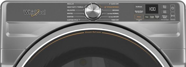 Whirlpool® 7.4 Cu. Ft. Radiant Silver Front Load Electric Dryer-4