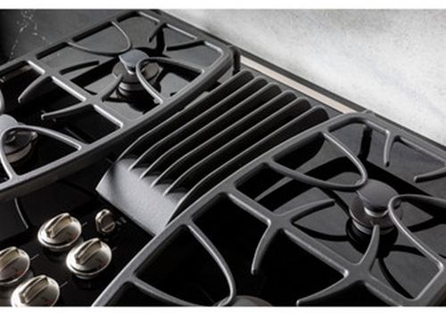 GE Profile™ 30" Stainless Steel Built-In Gas Downdraft Cooktop-2
