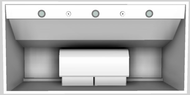 Vent-A-Hood® 48" White Wall Mounted Range Hood-3