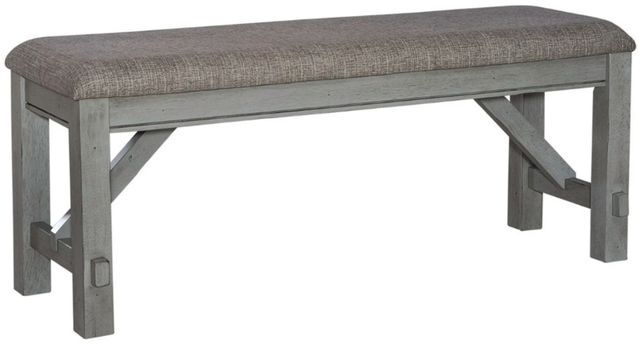 Liberty Furniture Newport Gray/Smokey Gray Dining Bench-0