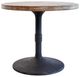 Nest Home Collections Sadie Antique Natural Round Counter Table with Iron Base-0