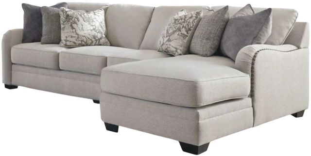 Benchcraft® Dellara 3-Piece Chalk Right-Arm Facing Sectional and Chaise-0