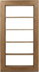 Dovetail Furniture Cipriano Natural Bookcase-1