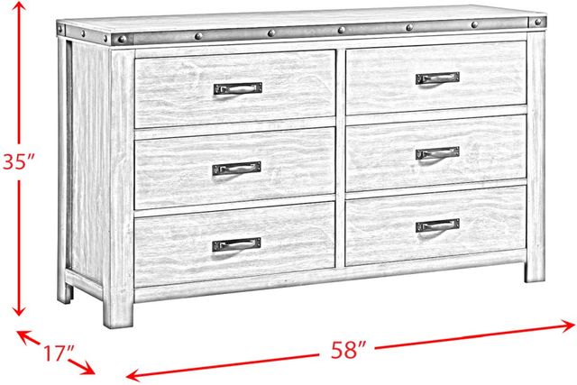 Elements International Wade Gray Youth Dresser-2