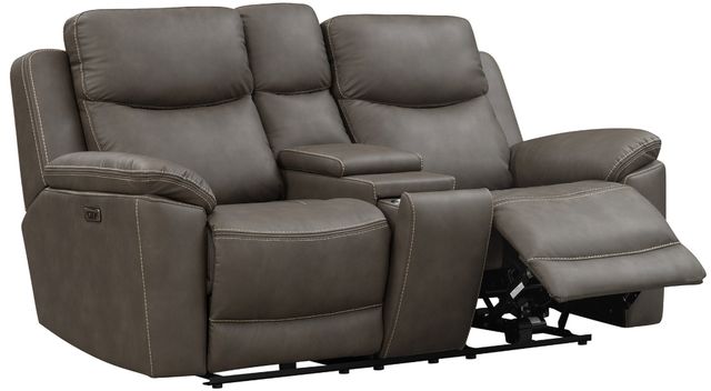 Behold™ Home Sante Fe Graphite Single Power Console Loveseat-0