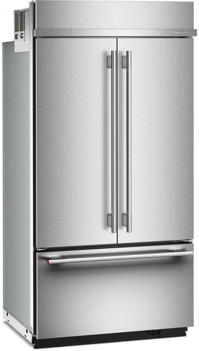KitchenAid® 42" 24.2 Cu. Ft. PrintShield™ Stainless Steel Built-In French Door Refrigerator -2