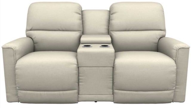 La-Z-Boy® Cade Bone Power Reclining Loveseat with Console and Headrest-1