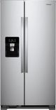Whirlpool® 36" 24.6 Cu. Ft. Fingerprint Resistant Stainless Steel Side-by-Side Refrigerator-0