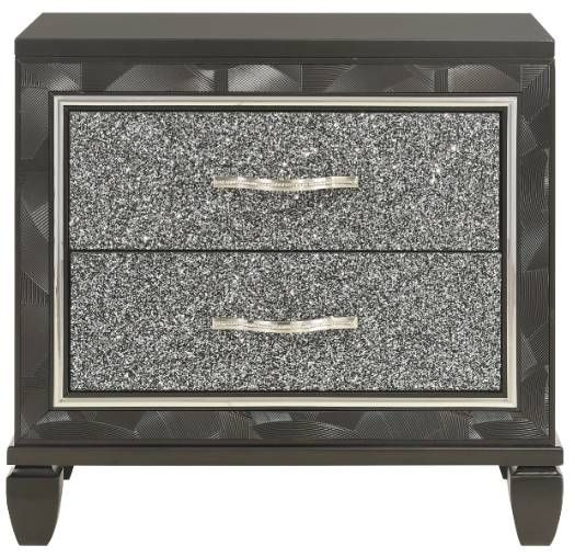 New Classic® Home Furnishings Radiance Black Pearl Nightstand-2