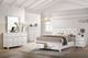 Bernards Nova II White King Panel Storage Bed-4