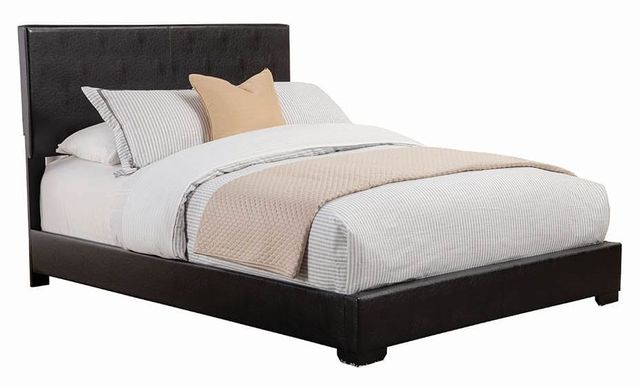 Coaster® Conner Black Queen Upholstered Bed-0