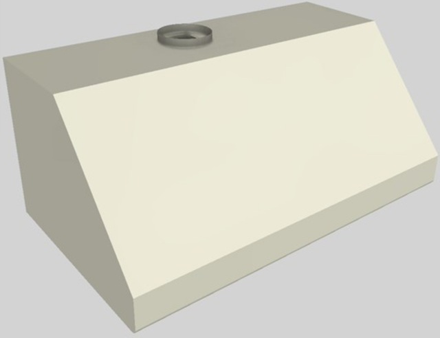 Vent-A-Hood® 42" Biscuit Wall Mounted Range Hood-3