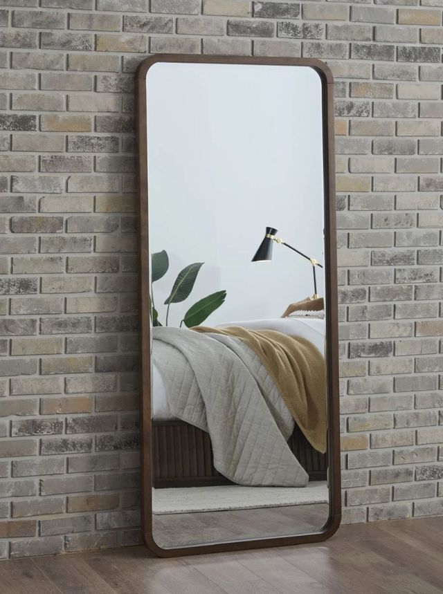 Modus Furniture Penny Chocolate Mousse Floor Mirror-1