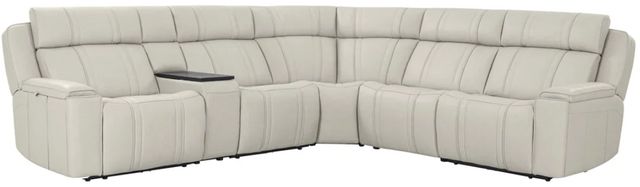 Parker House® Sausalito 6-Piece Platinum Envy Power Reclining L-Shape Sectional-0