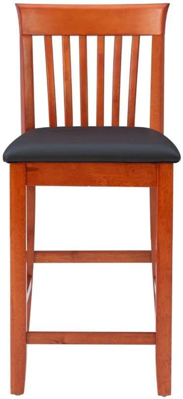 Linon Triena Dark Cherry Counter Stool-3