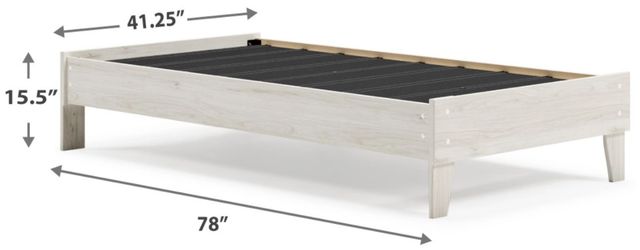 Signature Design by Ashley® Socalle Light Natural Twin Platform Bed-3