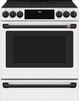 Café™ Flat Black Front Control Induction Knobs and Handle Kit-2
