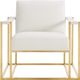 TOV Furniture Baxter Cream Ostrich Print Chair-3