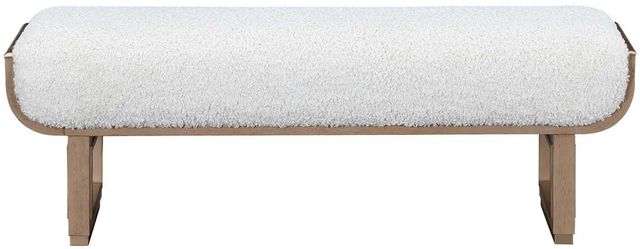 Michael Amini® West Kensington Sea Salt Caramel Bench-0