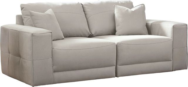 Benchcraft® Next-Gen Gaucho 2-Piece Gray Sectional Loveseat-0