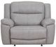 Franklin™ Lancaster Limestone Light Gray Fabric Power Rocker Recliner-3