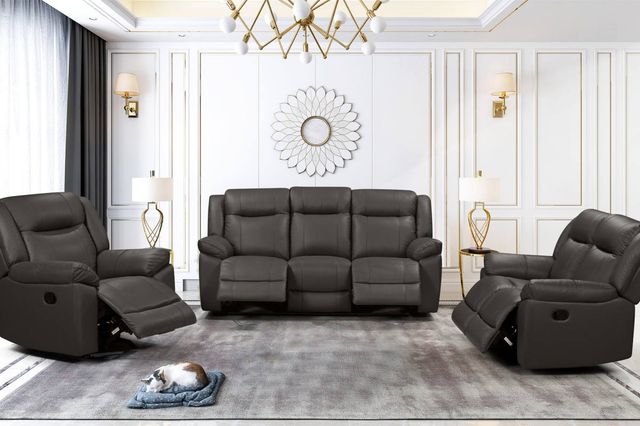 New Classic® Home Furnishings Taggart Gray Rocker Recliner-4