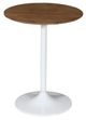 Jofran Inc. Global Archive 2-Piece Brown Nesting Table Set with Remy White Base-2
