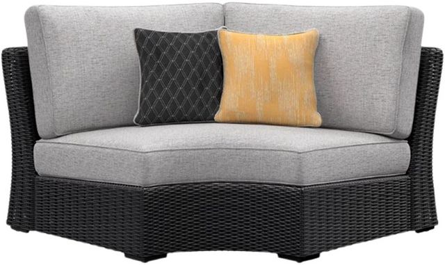 Beachcroft 4 Piece Outdoor Seating - Black/Light Gray Beachcroft 4 Piece Outdoor Seating - Black/Light Gray