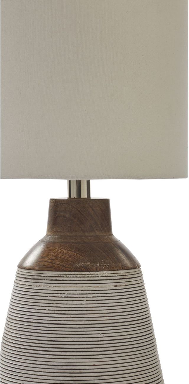 Lampe de table Botwood noyer/chaux de Renwil®-3