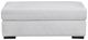 Homelegance® Athena Gray Ottoman-2