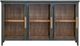 International Furniture Direct Brava Green 6-Door Console-5