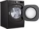 LG Black Steel Front Load Laundry Pair-5