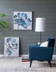 A & B Home Blue/Green Floral Wall Art-5