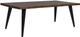 Jofran Inc. Prelude Walnut Rectangle Coffee Table with Black Base-0