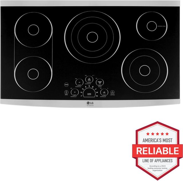 LG Studio Stainless Steel Frame Electric Cooktop-1